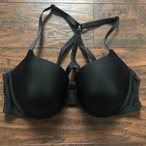 Black VS strappy racerback bra